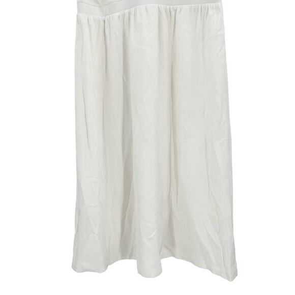 ATM Anthony Thomas Melillo A-Line Dress White Silk V Neck Sleeveless Small NEW - Picture 6 of 15